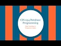 CIS-254 Table Variables Temporary Tables in SQL Server