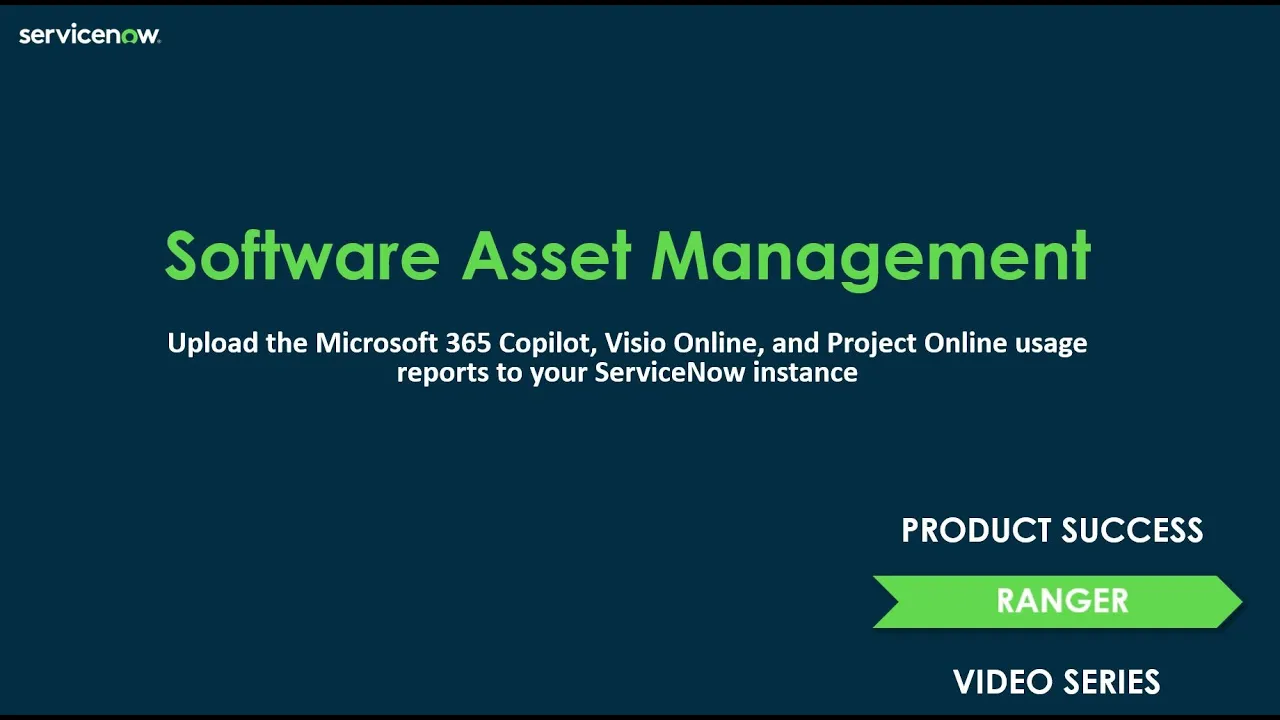 Integrating with Microsoft 365 - Semi Automated Import for Visio, Project and Copilot Usage data