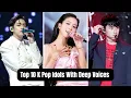 Download Lagu Top 10 K-popidolen met diepe stemmen in 2025.