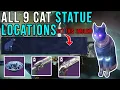 SMALL GIFTS DESTINY 2 ALL 9 CAT STATUE LOCATIONS ON THE DREAMING CITY