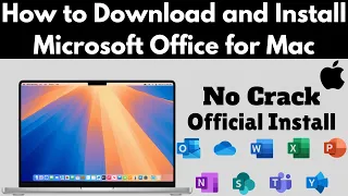 How to Install Microsoft Office Free in Mac How to Install Microsoft Office 365 in Macbook 2025