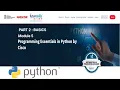 Basics Module 5 Programming Essentials in NASSCOM FutureSkills