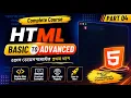 HTML Basic to Advanced Course Class 04 - Learn Text Formatting Tags in HTML