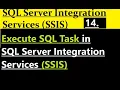 Execute SQL Task in SQL Server Integration Services SSIS