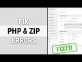 How to Fix PHP Extension ZIP GD Not Installed or Enabled in XAMPP Install PHP ZIP GD Extension