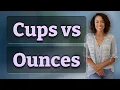 How Many Cups Equals 8 Ounces of Liquid