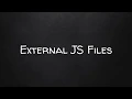Learn JavaScript Part 3 - External JS Files