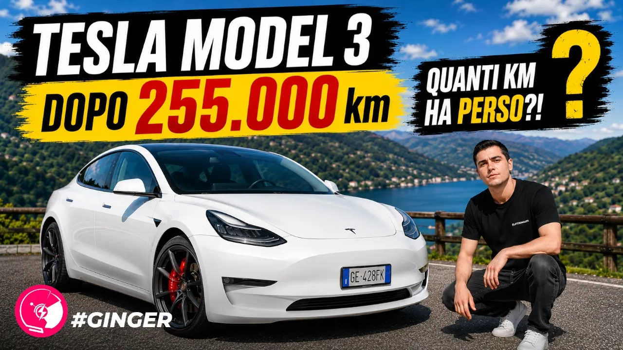 Tesla Model 3 dopo 255.000 km: Quanti km ha perso?!