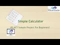 How to Design a Simple Calculator Application Using VB NET Explains in English Sinhala