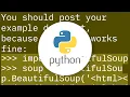 Beautiful Soup and extracting a div and its contents by ID