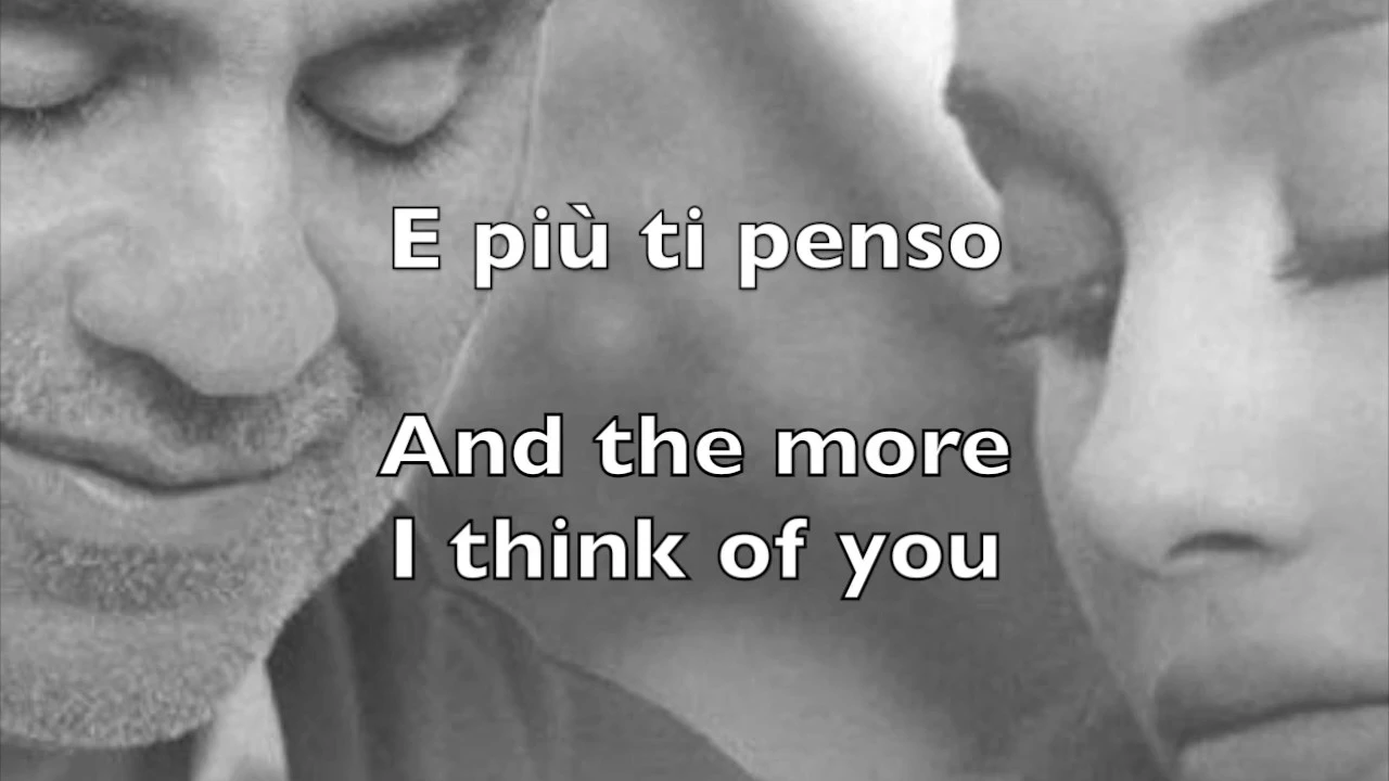 Andrea Bocelli & Ariana Grande, E più ti penso (lyrics & translate)