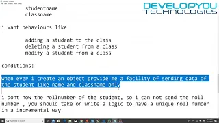 OOPS Part 4 DevelopYou