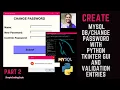 How To Connect To MYSQL DB With PYTHON TKINTER GUI To CHANGE Entries PART 2