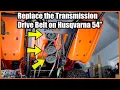 How to Replace Transmission Drive Belt On Husqvarna 54 Riding Lawn Mower