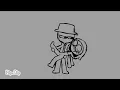 Download Lagu One last kiss | Black x Jevin | (Lazy animation) | Sprunki