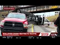 Rollover crash restricts traffic on Rt 51