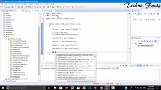 Toolbar in Java By Techno Factz