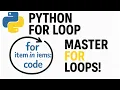 Python For Loop Explained in Minutes Range Break Continue Pass Made Simple