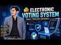 Electronic Voting System in Python Tkinter GUI File Handling Complete Project Demonstration