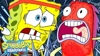 SpongeBob Characters Getting Hurt For 45 Minutes Straight SpongeBobOfficial 