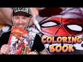 Professional Artist vs a CHILDRENS Coloring Book SPIDER-MAN