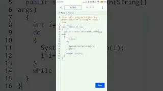 do while loop example in java
