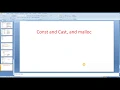 Const Cast and malloc causing warning in C