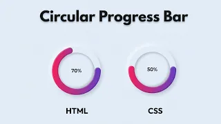 Code to Create - a Neomorphic Circular Progress Bar Using HTML CSS JavaScript
