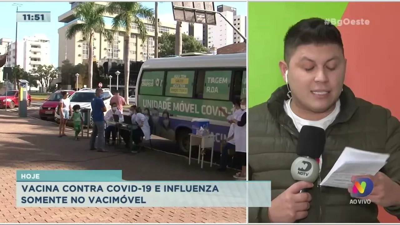 Vacina contra Covid-19 e Influenza somente no Vacimóvel