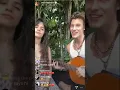 Shawn Mendes & Camila Cabello singing "Lost in Japan" live on instagram