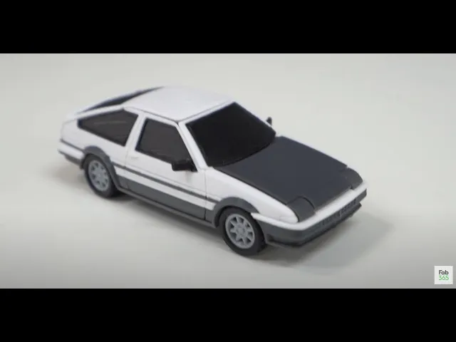 AE86 Initial D Foldable design video thumbnail
