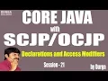 Core Java With Declarations and Access Modifiers Part-12 interfaces-2
