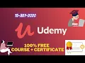 Get 100 Free Udemy Course with coupon code web-development banking java google 15-July-2020