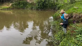 Esse lugar ficou marcado para nós, pescaria das brutas de tilápias, traíra e cascudo no rio!!!