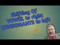 shifting consonants and vowels String handling java ISC class 11 class12