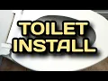 Removing my Old Toilet and Replacing it With a Project Source Pro Flush Dual Toilet