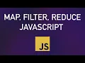 Map Filter Reduce - JavaScript Tutorial for Beginners