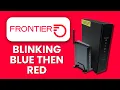 Frontier Router Blinking Blue Then Red Quick Fix to Restore Internet Connection
