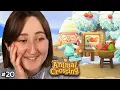 Building an orchard on my island Animal Crossing