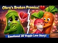 Okra s Broken Promise Carrot Chooses Radish Emotional 3D Veggie Love Story Kids