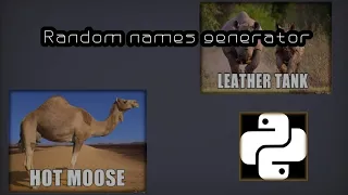 Python Random Name Generator