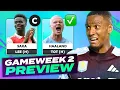 Download Lagu FPL GAMEWEEK 2 PREVIEW 💪| FREE HIT DRAFT 🤔 | Fantasy Premier League Tips 2025/26