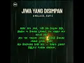 Download Lagu JIWA YANG DISIMPAN