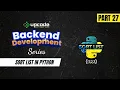 Part-27 How to Sort Data Like a Python Developer