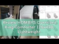 Review HOMBYS Oversized King Comforter 120x120 Lightweight Quilted Down Alternative Duvet Insert fo