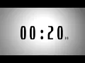 20 seconds COUNTDOWN TIMER with voice announcement