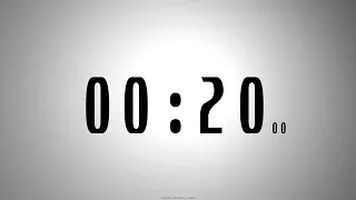 20 seconds COUNTDOWN TIMER with voice announcement