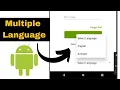 Android Studio Tutorial 2023 Create First App Multiple Language Support