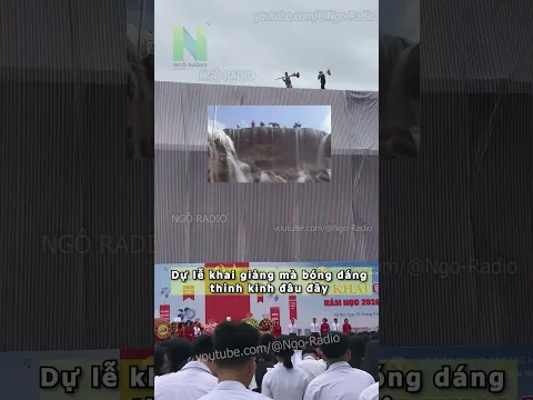 Dự lễ khai giảng mà bóng dáng thỉnh kinh đâu đây