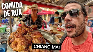 Provando 35 COMIDAS DE RUA em Chiang Mai na Tailândia 🇹🇭 [Documentário Completo]